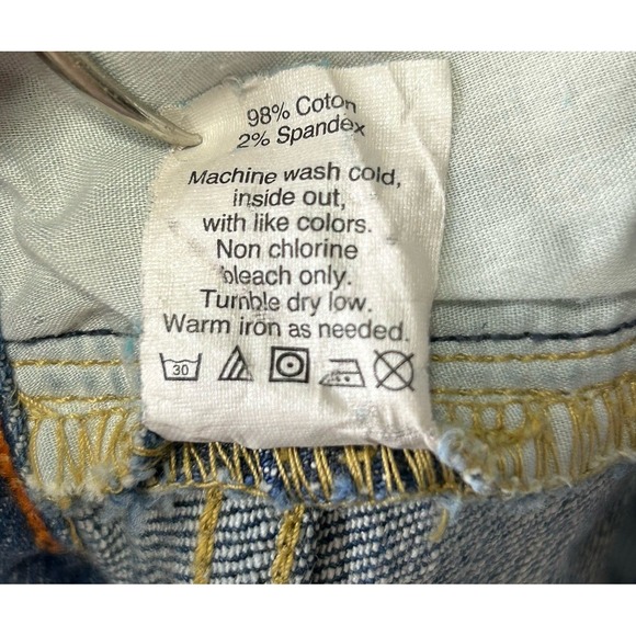 J. Crew Denim Shorts Women's 2 Medium Wash Blue Cut Off Raw Fringe Hem Stretch - Picture 9 of 9